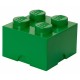 Zielony pojemnik na drobne zabawki KLOCEK LEGO