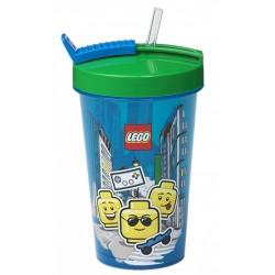 Kubek ze słomką Boy LEGO 500ml