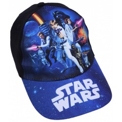 Czarno-granatowa czapka z daszkiem STAR WARS Disney
