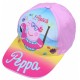 Jasnoróżowa czapka z daszkiem Świnka Peppa
