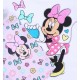 Komplet niemowlęcy: biała bluzeczka+różowe spodenki Myszka Minnie Disney