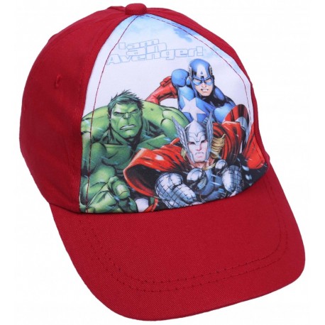 Czerwona czapka z daszkiem Avengers Marvel