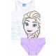 Juego camiseta+bragas de niñas, blanco-violeta, Elsa FROZEN
