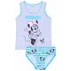 Grau-blaues Unterwäsche-Set Unterhemd+Slip Minnie Mouse DISNEY