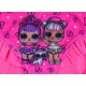 Neon-pink girls&#039;  swimming trunks LOL Surprise!