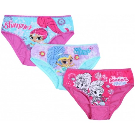 3x Figi dziewczęce Shimmer&Shine