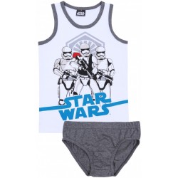 White and grey boys' set of underwear STAR WARS
