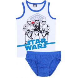 White and blue boys' underwear set STAR WARS