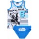 Weißes gestreiftes Unterhemd+blaue Unterhose, Set für Jungen STAR WARS Disney