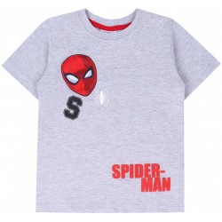 Camiseta con manga corta, color gris Spider-Man