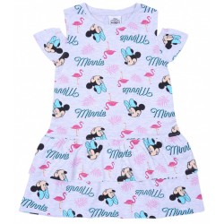 Schönes, graues Sommerkleid mit Rüsche  Minnie Mouse DISNEY