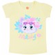 Girls&#039; Yellow T-shirt - Kitten Milady Design