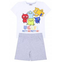 Weiß-graues Jungen-Pyjama UglyDolls