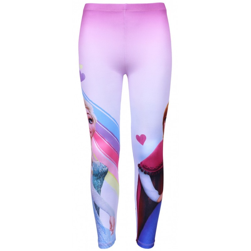 Girls' Pink Disney Leggings Frozen - Sarcia