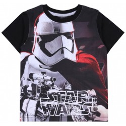 Schwarzes Kinder-T-Shirt Star Wars