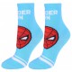 Niebieskie, chłopięce skarpetki Spider Man