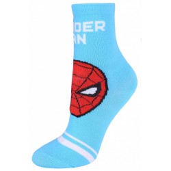 Niebieskie, chłopięce skarpetki Spider Man