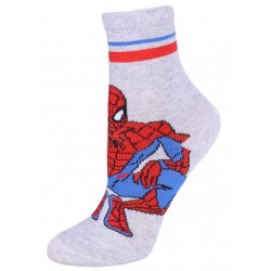 Calcetines grises para niños Spider-Man