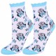 Weiß-blaue Socken mit Sternen gemustert Minnie Mouse DISNEY