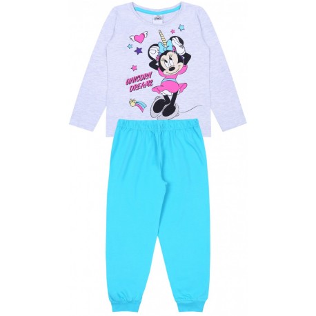 Girls' Grey&Turquoise Pyjamas Minnie Mouse