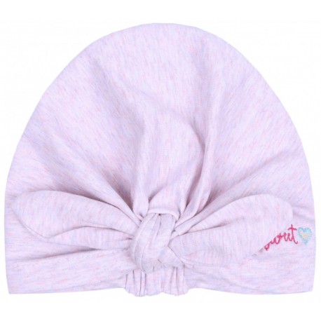 Różowa-melanżowa czapeczka dla dziewczynek