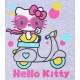 Szara melanżowa bluzka dziewczęca Hello Kitty