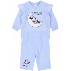 Jasnoniebieski dres niemowlęcy z falbanką Myszka Minnie DISNEY