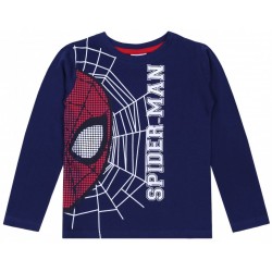 Granatowa,chłopięca bluzka z motywem Spider-Man