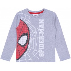 Szara,chłopięca bluzka z motywem Spider-Man