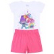 Pijama para niñas, blanco-rosa Trolls