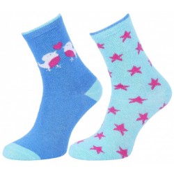 2x Women Long Warm Socks