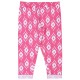 Pantalon type de legging de couleur rose pour fille