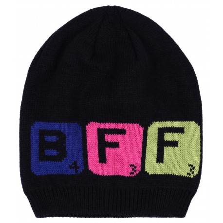 BFF-Jungenmütze, schwarz