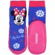 Blau-pinke, warme Socken für Mädchen mit antirutschender Fußsohle Minnie Mouse Disney
