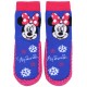 Blau-pinke, warme Socken für Mädchen mit antirutschender Fußsohle Minnie Mouse Disney