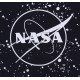 Czarna, chłopięca bluza w kleksy NASA