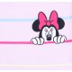 Pinkes Baby-Body mit bunten Streifen Minnie Mouse