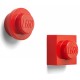 Czerwony zestaw dwóch magnesów w kształcie klocków LEGO