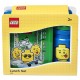 Zielono-niebieski zestaw lunch box i bidon 390 ml. Boy LEGO