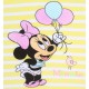 Żółta niemowlęca bluzeczka z długim rękawem w paski Minnie Disney