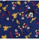 Flanelowa, granatowa piżama dwuczęściowa Myszka Mickey
