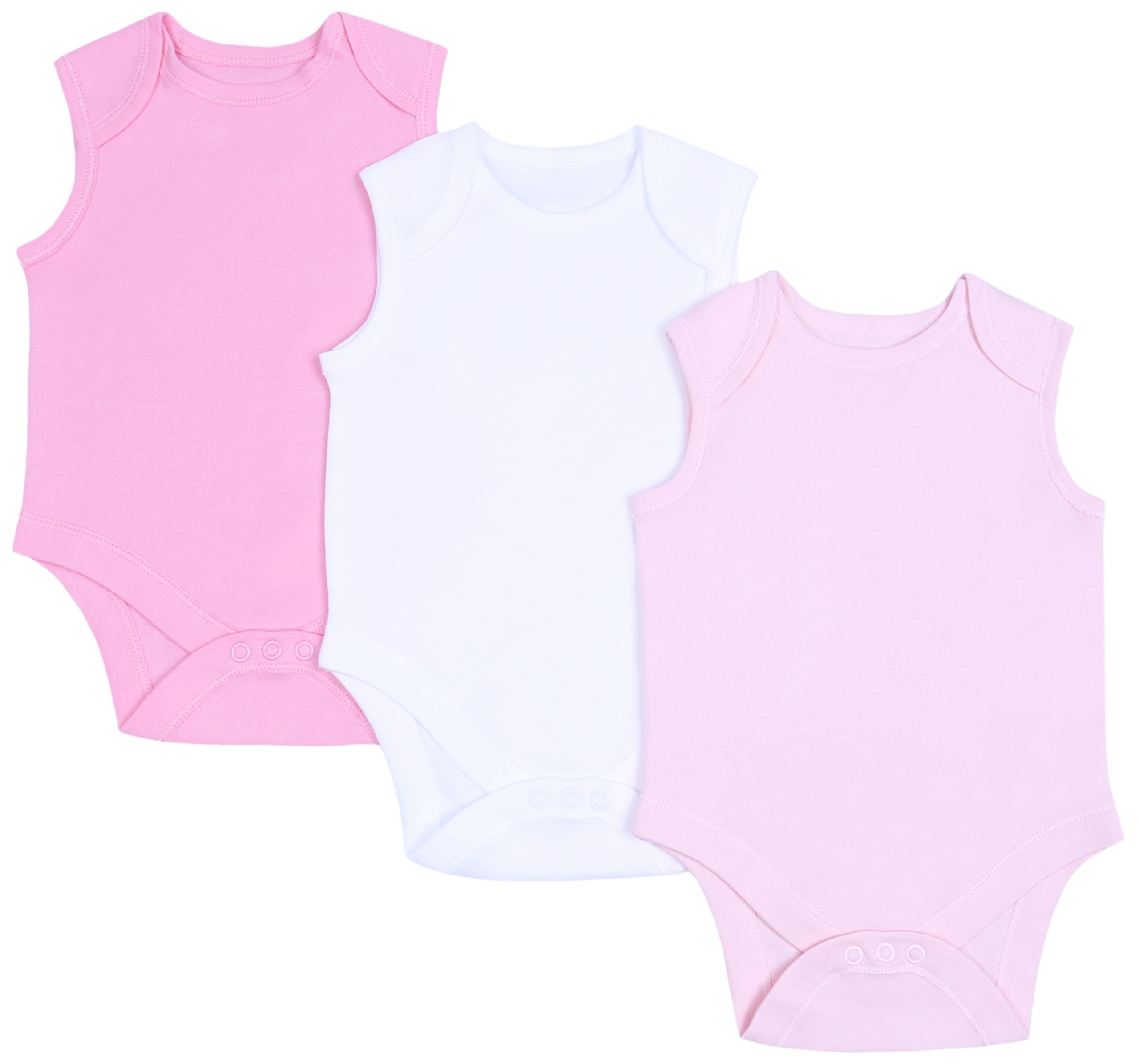 3x PRIMARK sleeveless pink bodysuit - Sarcia
