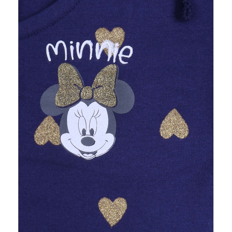 Pantalones de chándal de Color Azul Marino con Corazones Dorados Minnie Mouse Disney 