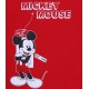 Rotes Sweatshirt/Bluse mit Aufdruck von Mickey Mouse DISNEY