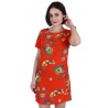 ASOS Pomarańczowa sukienka mini szyfon w kwiaty