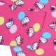 Długie, różowe, dziewczęce legginsy z powtarzającym się wzorem Hello Kitty