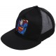 Chłopięca,czarna czapka z daszkiem SUPERMAN