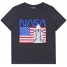 Ciemnoszary,chłopięcy t-shirt NASA
