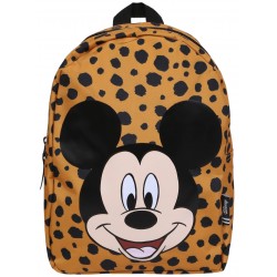 Musztardowy plecak w czarne cętki Myszka Mickey Disney