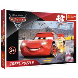 Puzzle 24 duże elementy Mistrz - Auta 3 Disney TREFL